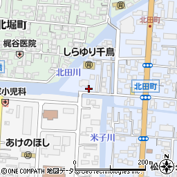 島根県松江市北田町27-4周辺の地図