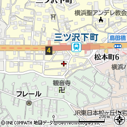 神奈川県横浜市神奈川区三ツ沢下町4-20周辺の地図