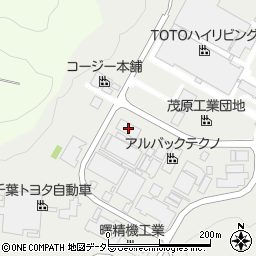 奈良工業所周辺の地図