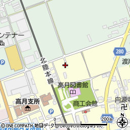 滋賀県長浜市高月町渡岸寺194-4周辺の地図