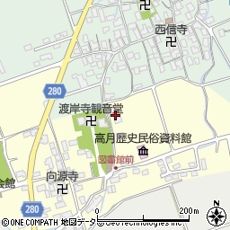滋賀県長浜市高月町渡岸寺220周辺の地図