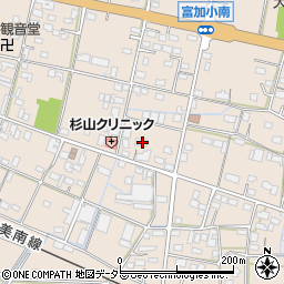 岐阜県加茂郡富加町羽生1485-1周辺の地図