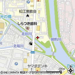 島根県松江市学園1丁目22-5周辺の地図