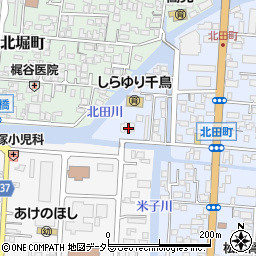 島根県松江市北田町27周辺の地図