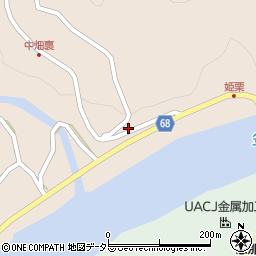 岐阜県恵那市笠置町姫栗1360周辺の地図