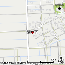 岐阜県岐阜市溝口下周辺の地図