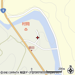 兵庫県美方郡香美町村岡区鹿田80周辺の地図