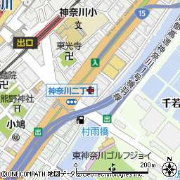 スシロー 東神奈川店周辺の地図