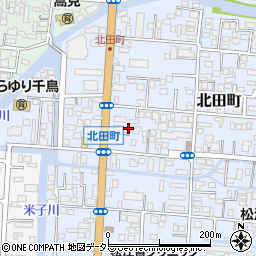 島根県松江市北田町45-6周辺の地図