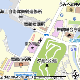 舞鶴市立赤れんが博物館周辺の地図