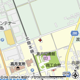 滋賀県長浜市高月町渡岸寺194周辺の地図