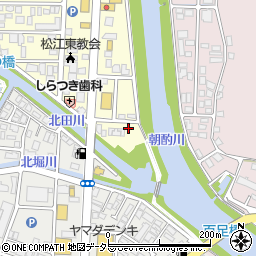 島根県松江市学園1丁目22-11周辺の地図