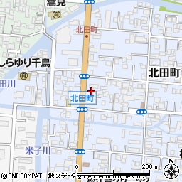 服部珈琲工房　北田町店周辺の地図