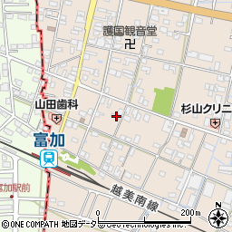 岐阜県加茂郡富加町羽生1504-2周辺の地図