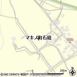 滋賀県高島市マキノ町石庭周辺の地図