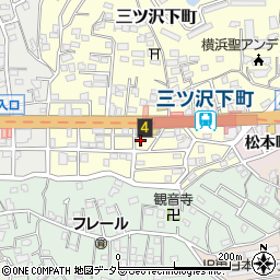 神奈川県横浜市神奈川区三ツ沢下町3-11周辺の地図