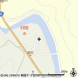 兵庫県美方郡香美町村岡区鹿田45周辺の地図