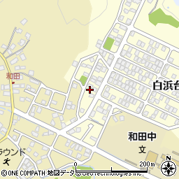 京都府舞鶴市白浜台72-36周辺の地図