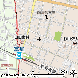 岐阜県加茂郡富加町羽生1504-6周辺の地図