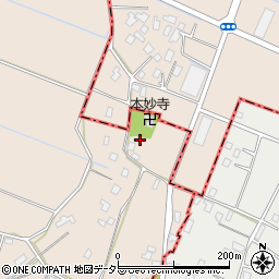 千葉県茂原市清水247周辺の地図