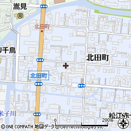 島根県松江市北田町49-14周辺の地図