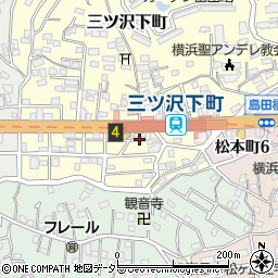 神奈川県横浜市神奈川区三ツ沢下町3-18周辺の地図