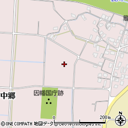 鳥取県鳥取市国府町中郷周辺の地図