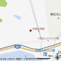 松江市　秋鹿公民館周辺の地図