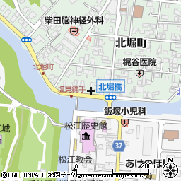居宅介護支援事業所 ケアサービス松江周辺の地図