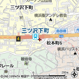 神奈川県横浜市神奈川区三ツ沢下町2周辺の地図