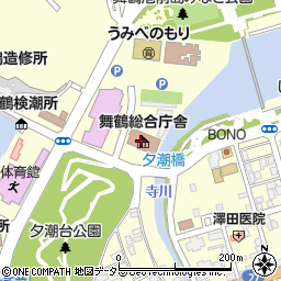 京都府職員労働組合　舞鶴支部書記局周辺の地図