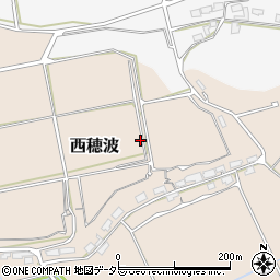 鳥取県北栄町（東伯郡）西穂波周辺の地図