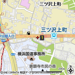 アビバキッズ三ッ沢教室周辺の地図