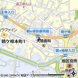 セブンイレブン横浜鶴ヶ峰本町南店周辺の地図