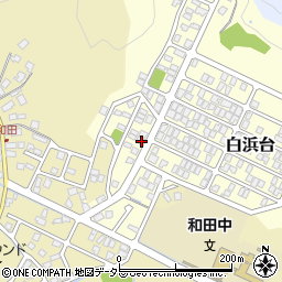 京都府舞鶴市白浜台72-20周辺の地図