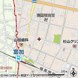 岐阜県加茂郡富加町羽生1505-7周辺の地図