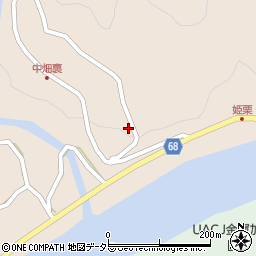 岐阜県恵那市笠置町姫栗1364周辺の地図