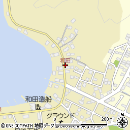 和田周辺の地図