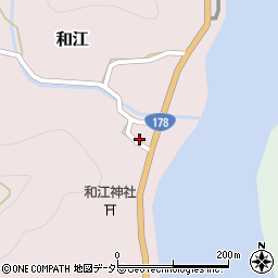 京都府舞鶴市和江188周辺の地図