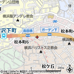 てぃだ横浜周辺の地図