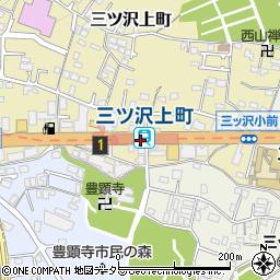 三ツ沢上町駅前周辺の地図