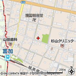 岐阜県加茂郡富加町羽生1476-5周辺の地図