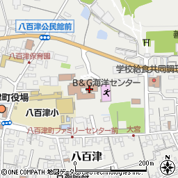 八百津町役場　中央公民舘周辺の地図