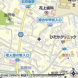 神奈川県厚木市下荻野1230周辺の地図