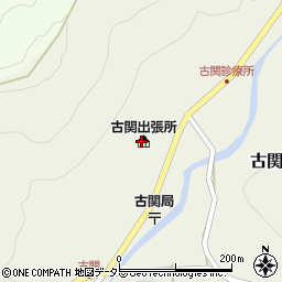 身延町営古関診療所周辺の地図