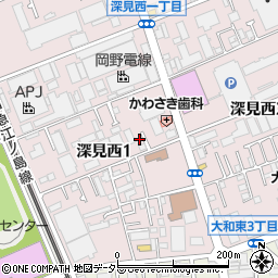 株式会社馬場工業　横浜支店周辺の地図