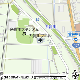 本巣市民スポーツプラザ　糸貫川プール周辺の地図