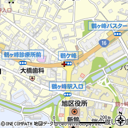 鶴ヶ峰本町周辺の地図