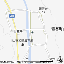 鳥取県鳥取市青谷町山根606周辺の地図