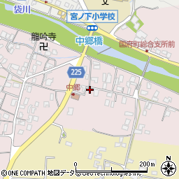 鳥取県鳥取市国府町町屋256周辺の地図